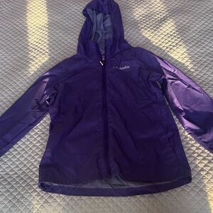 Columbia Kids Raincoat in Deep Purple